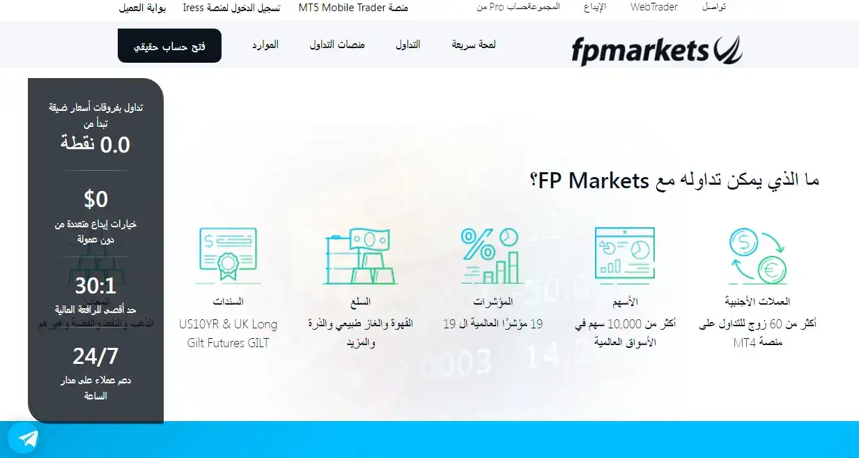 تحذير من شركة FP Markets
